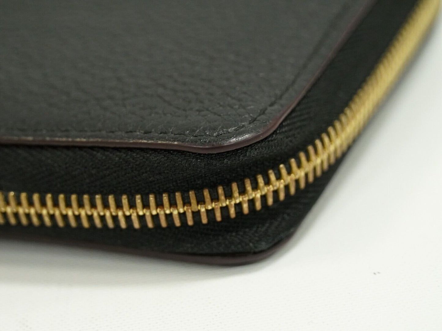 Louis Vuitton Black Leather Portefeuille com?®te wallet accessories