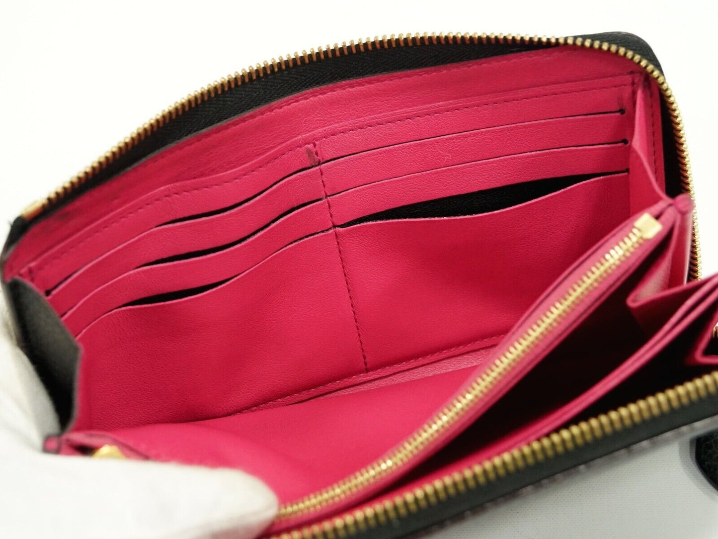 Louis Vuitton Black Leather Portefeuille com?®te wallet accessories