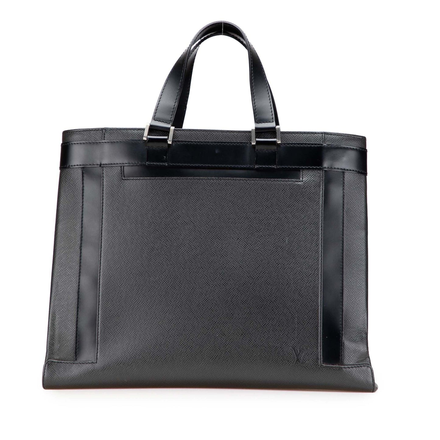 Black Louis Vuitton Taiga Kasbek PM Business Bag