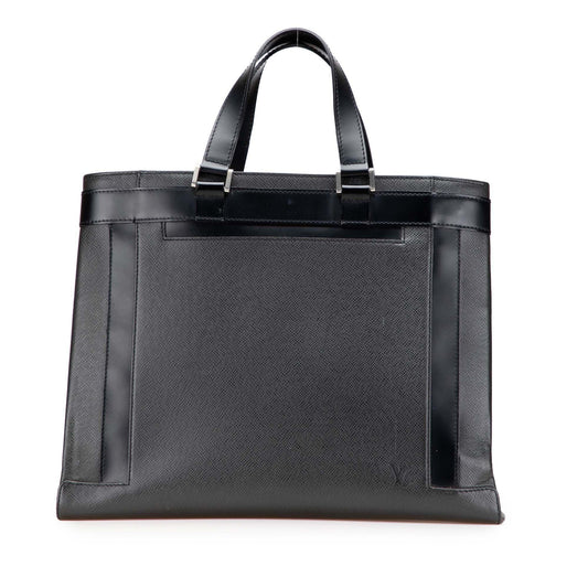 Black Louis Vuitton Taiga Kasbek PM Business Bag