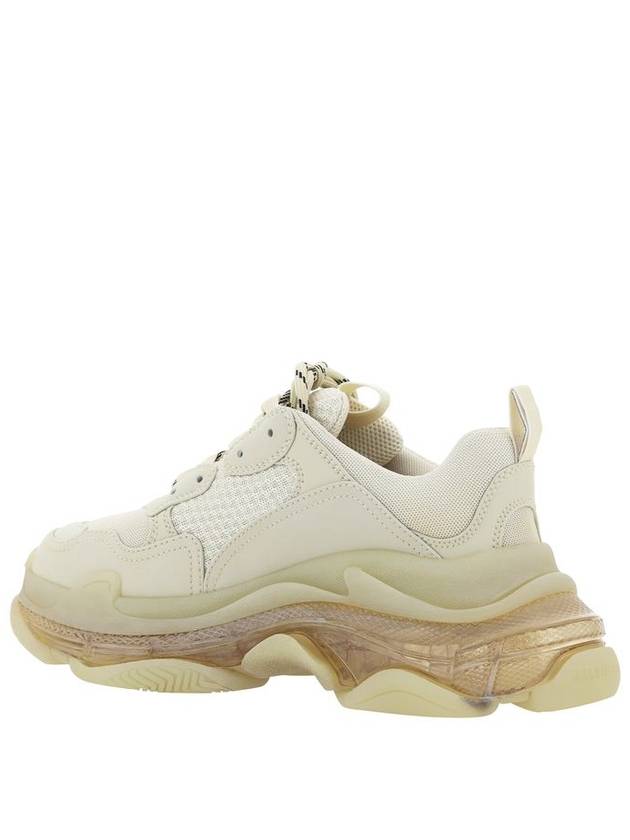 Luxury Balenciaga Trending 2025 Triple S Clear Sole Low Top Sneakers Beige