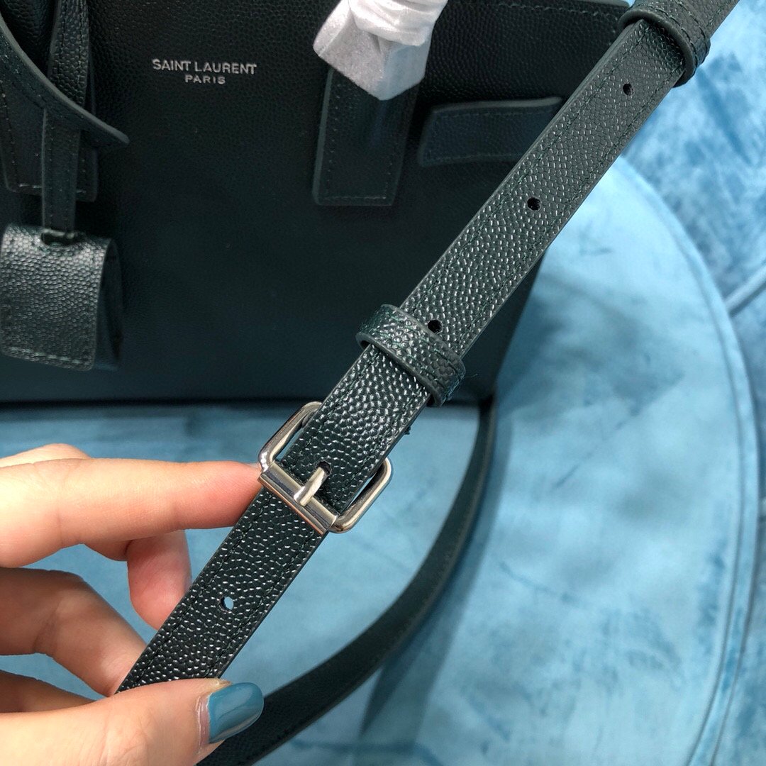 YSSL Sac De Jour Nano Bag Black For Women 8in/22cm YSL 39203502G9W1000