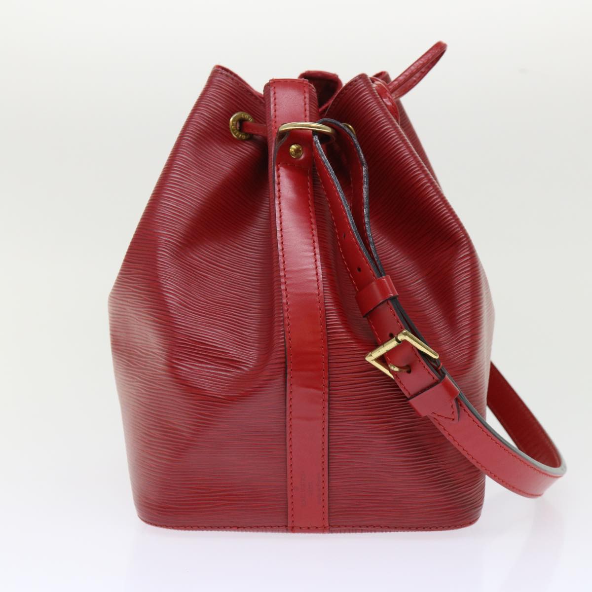 LOUIS VUITTON Epi Petit Noe Shoulder Bag Red M44107 LV  49850