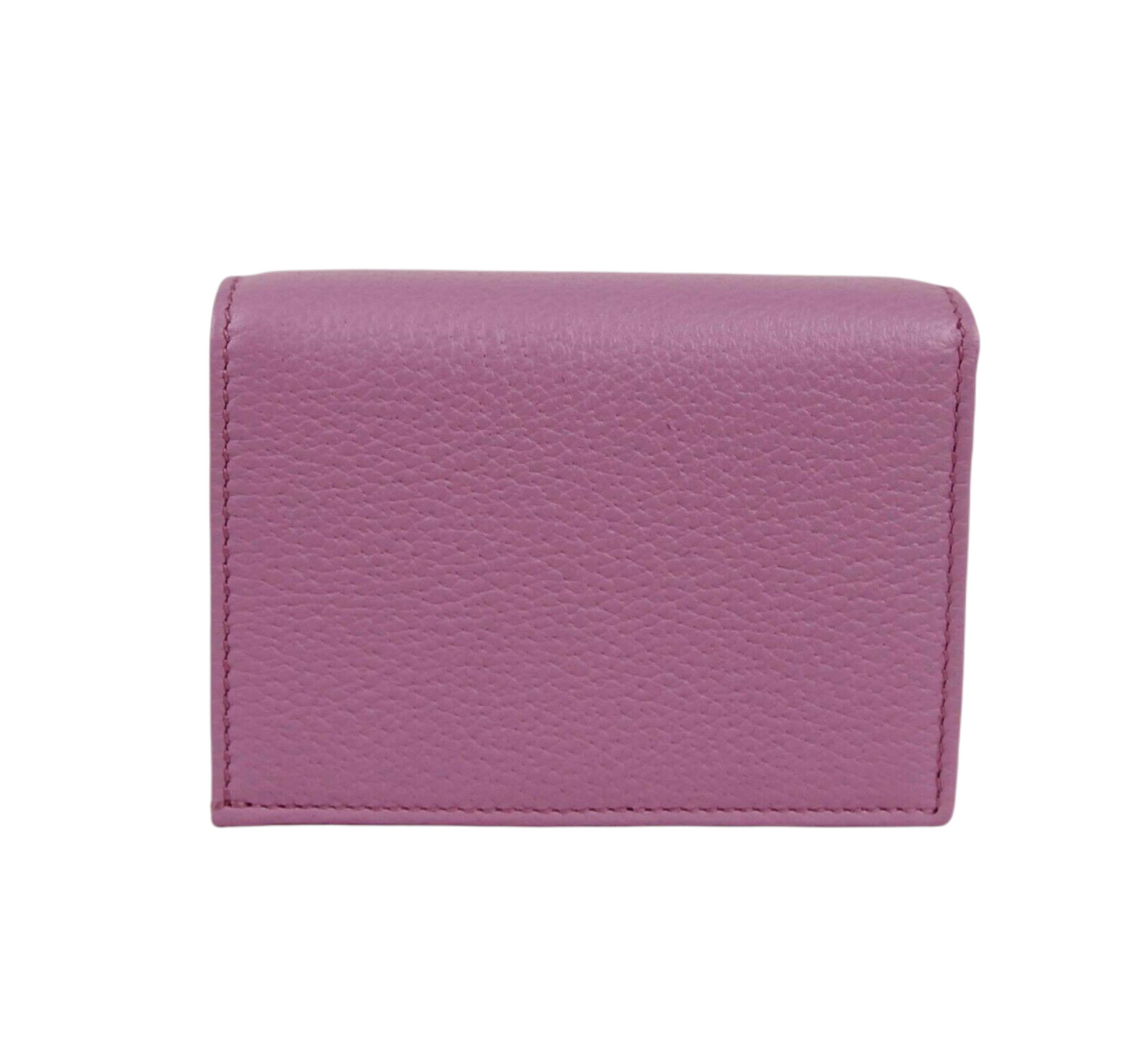 Gucci GG Marmont Pink Leather Crystal Wallet