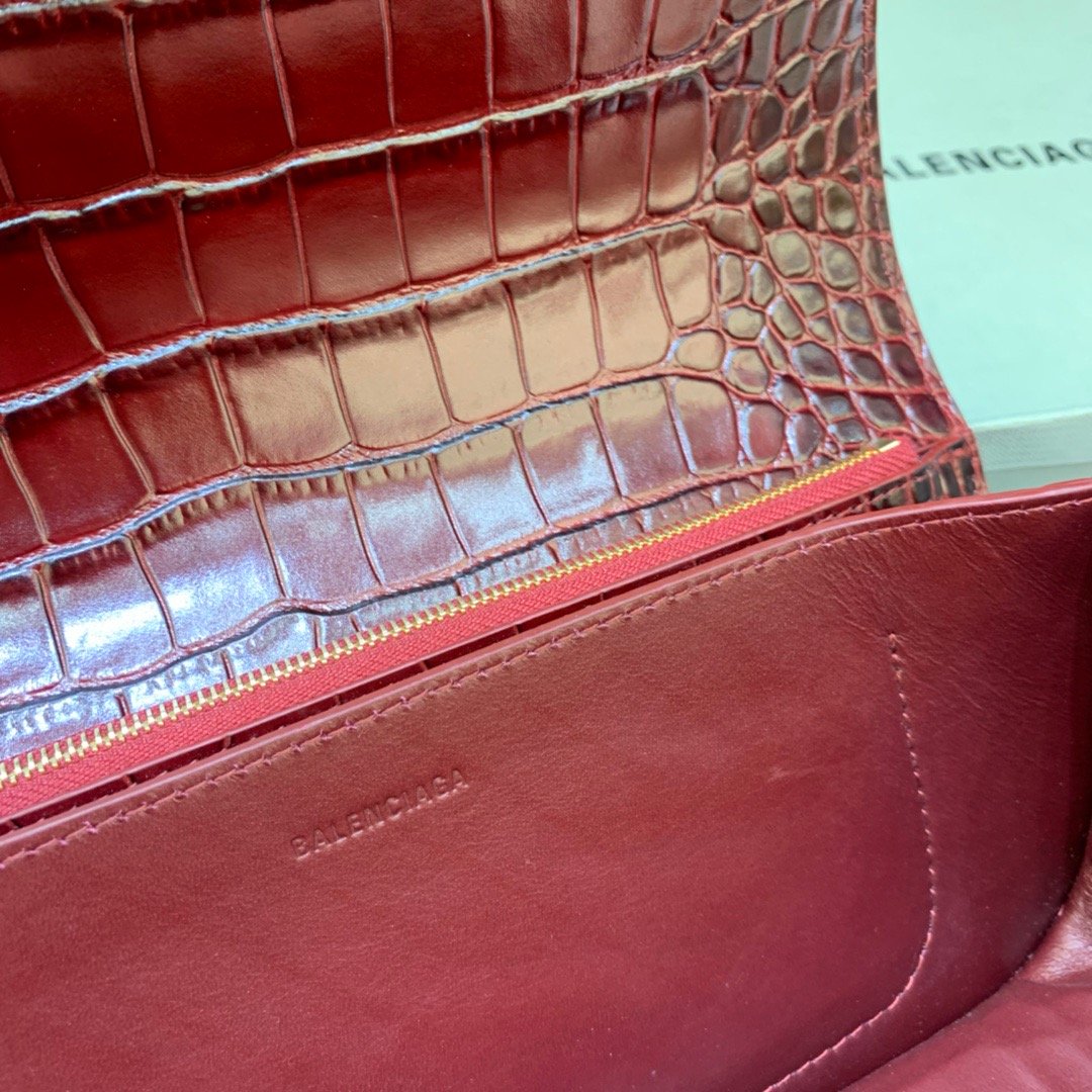 Top Quality Gossip Small Shoulder Bag Dark Red, For Women,  Bags 9.1in/23cm