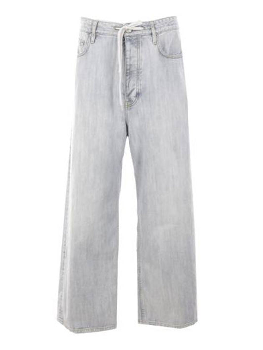 Luxury Balenciaga Trending 2025 Denim Straight Jeans Blue