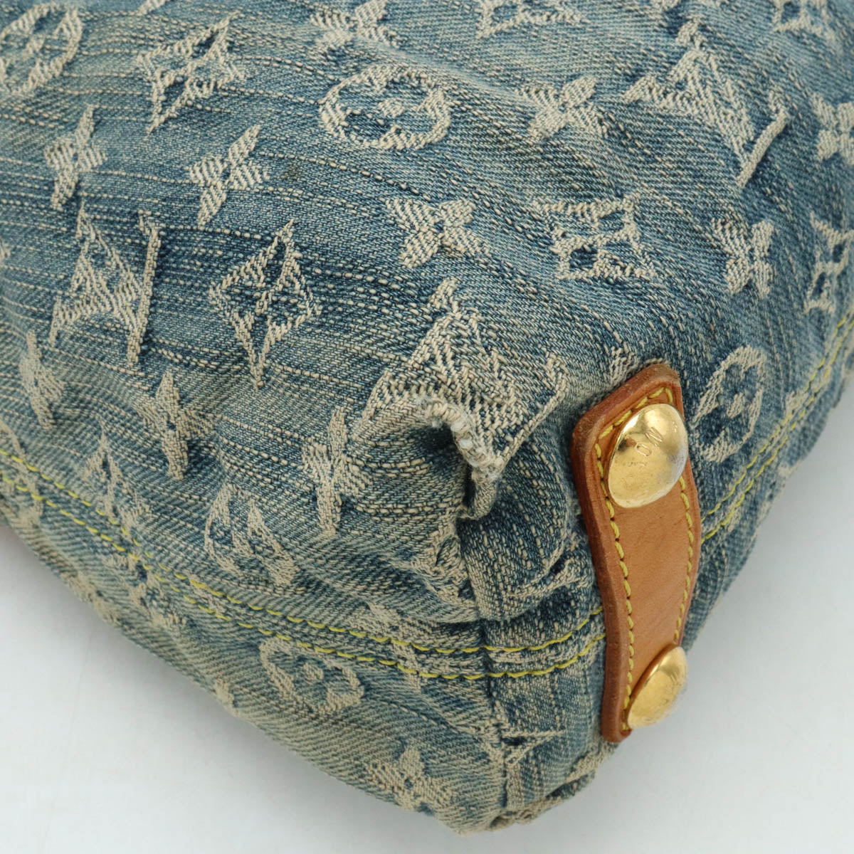 LOUIS VUITTON Louis Vuitton Monogram Denim Bag PM Shoulder Bag One Shoulder Semi Shoulder Shoulder Blue M95049