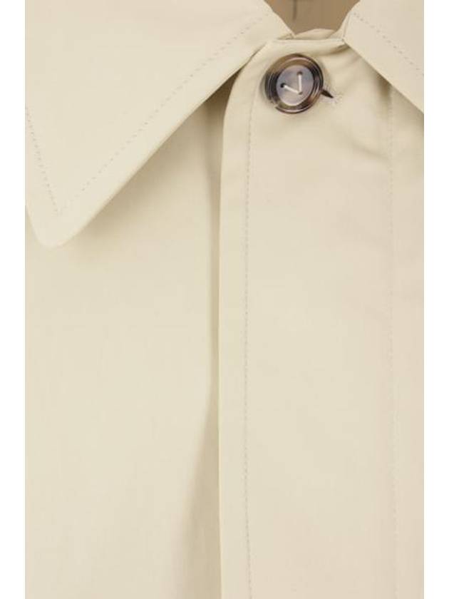 Luxury Bottega Veneta Blouson Cotton Zip Up Jacket Ecru