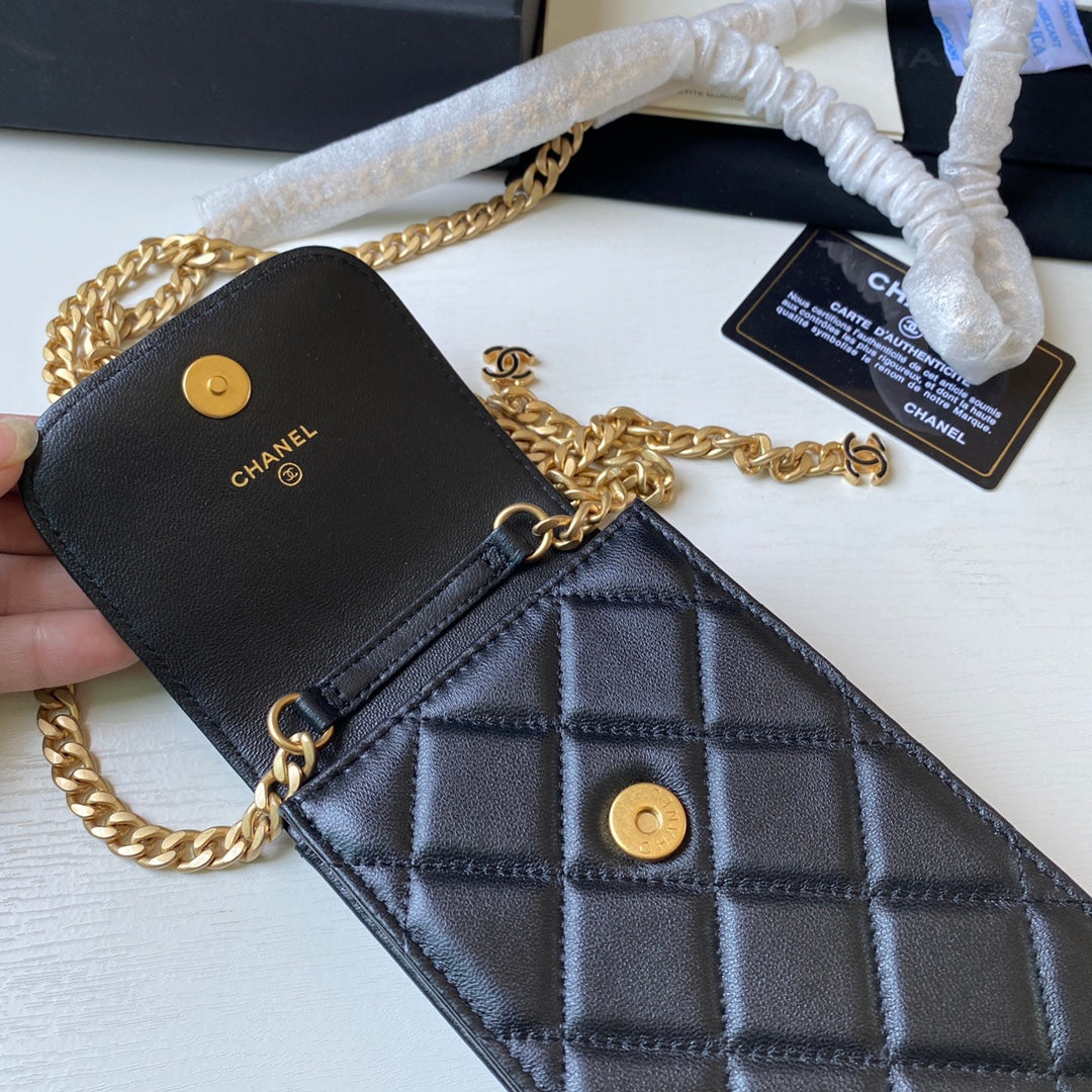 CHLPhone Holder Black Bag For Women 15cm/6in