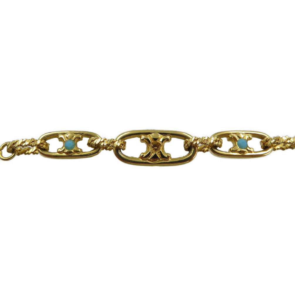 CELINE Necklace metal gold Macadam Women