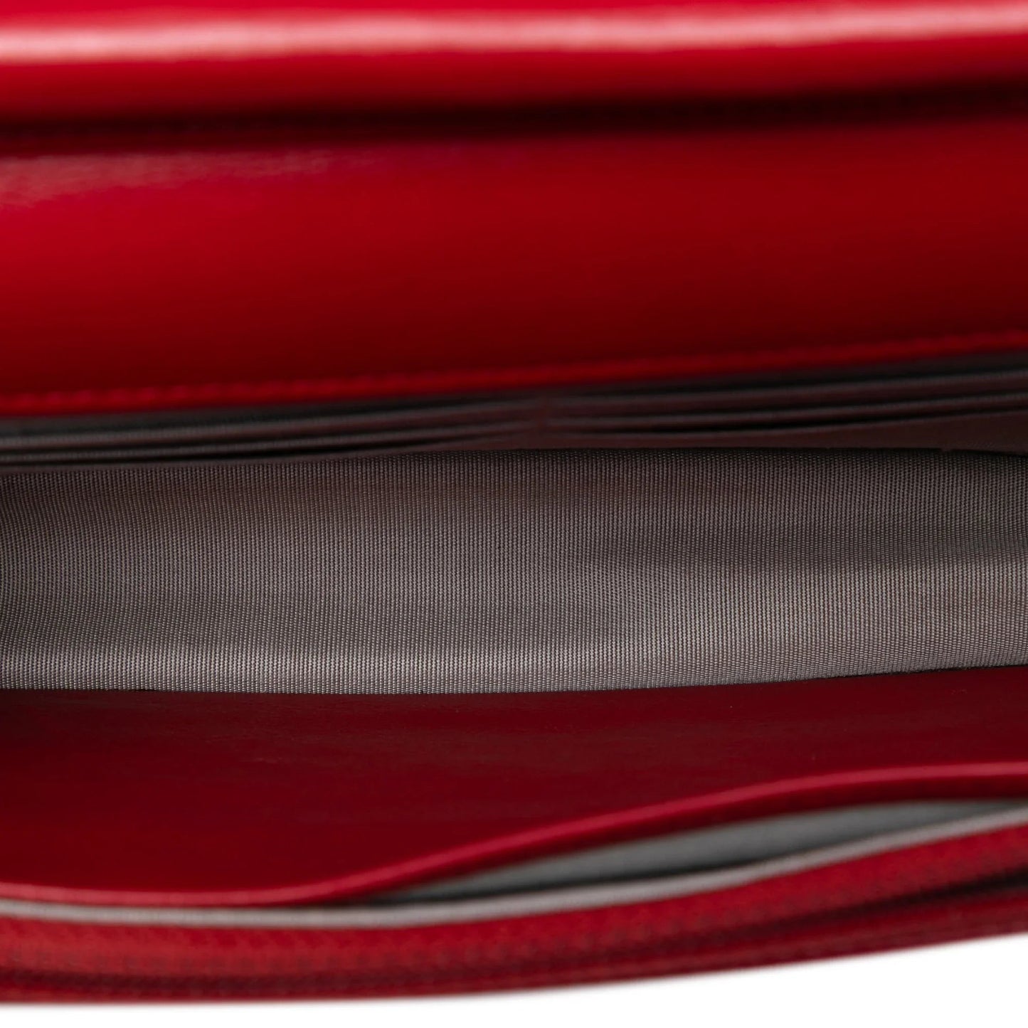 Red Chanel CC Caviar Wallet On Chain Crossbody Bag