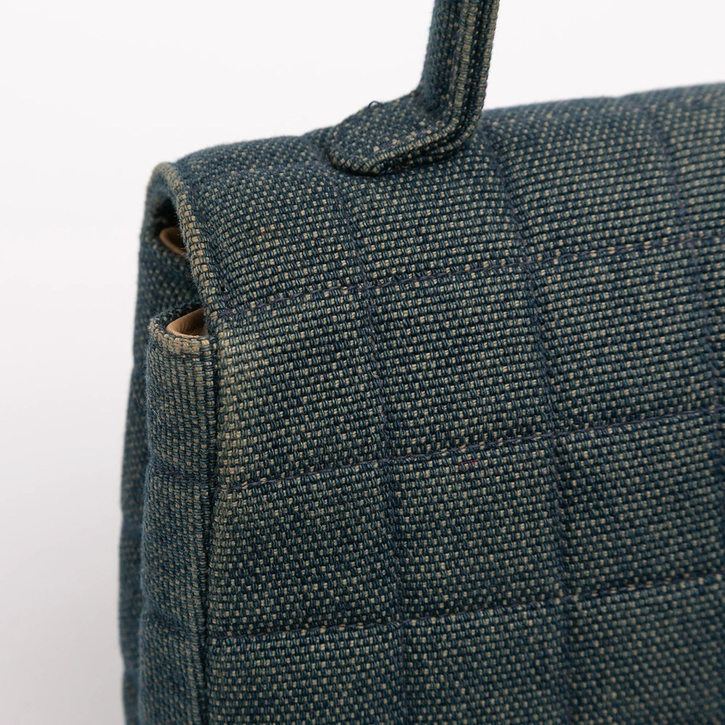 Blue Chanel Reissue 2.55 Chocolate Bar Denim Top Handle Flap Handbag