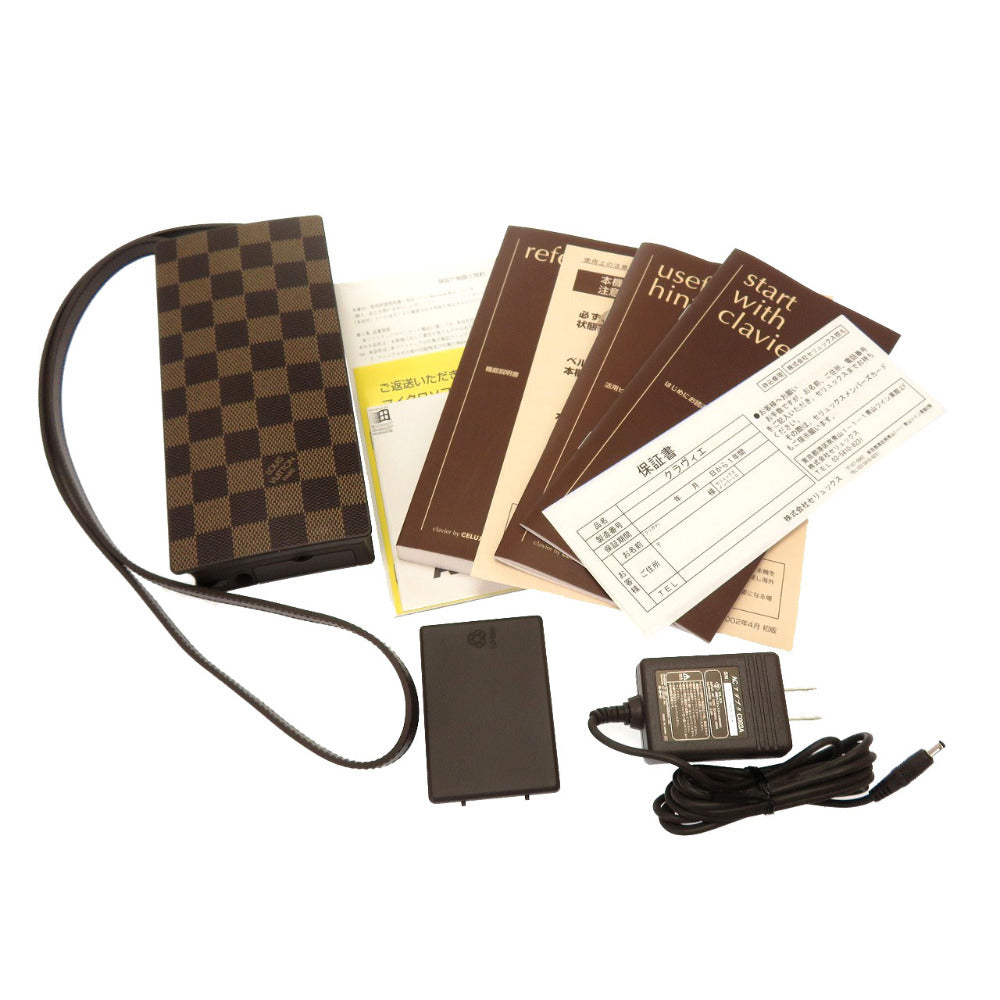 LOUIS VUITTON computer MC/HC 300 HC Plastic, Leather Brown Damier Small mini laptop Clavier 25th anniversary staff limited mens(Unisex)  d