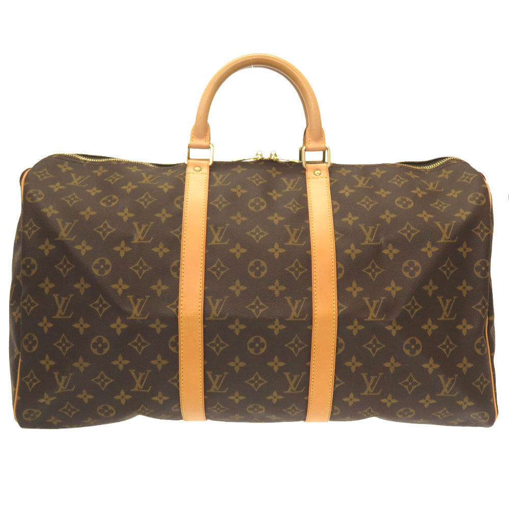 LOUIS VUITTON Boston Duffel bag M41426 Monogram canvas Brown Monogram Keepall 50 mens  d