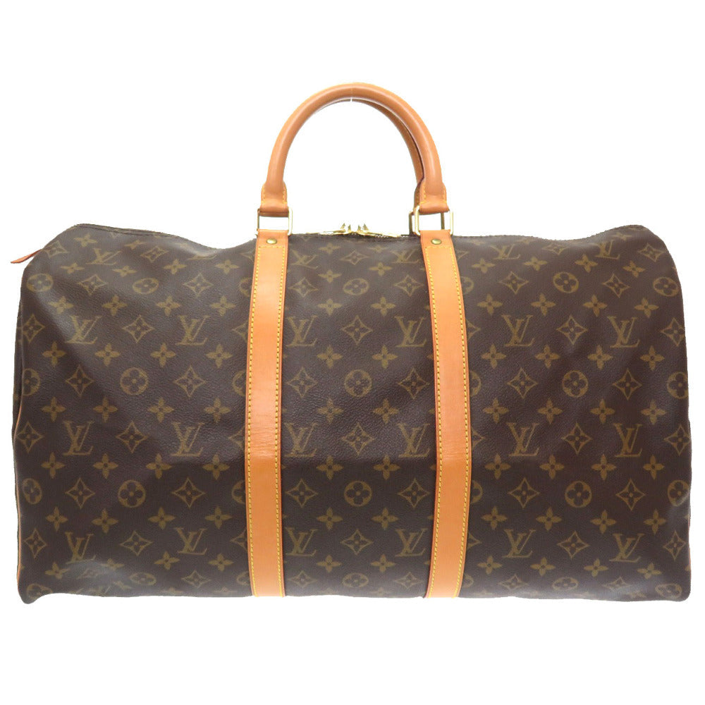 LOUIS VUITTON Boston Duffel bag M41426 Monogram canvas Brown Monogram Keepall 50 mens  d