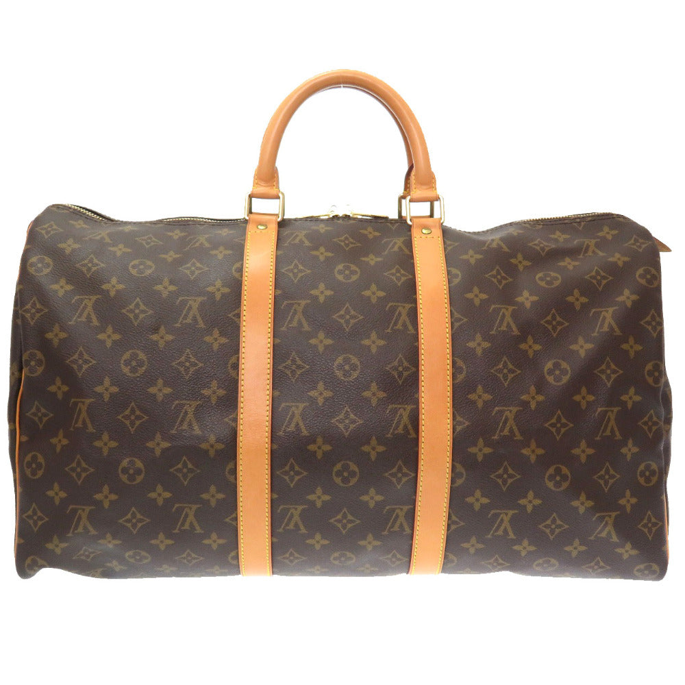 LOUIS VUITTON Boston Duffel bag M41426 Monogram canvas Brown Monogram Keepall 50 mens  d