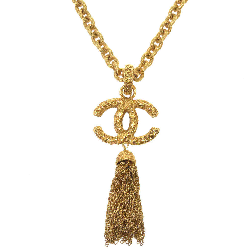 CHANEL Necklace metal gold COCO Mark Lava   unisex(Unisex)