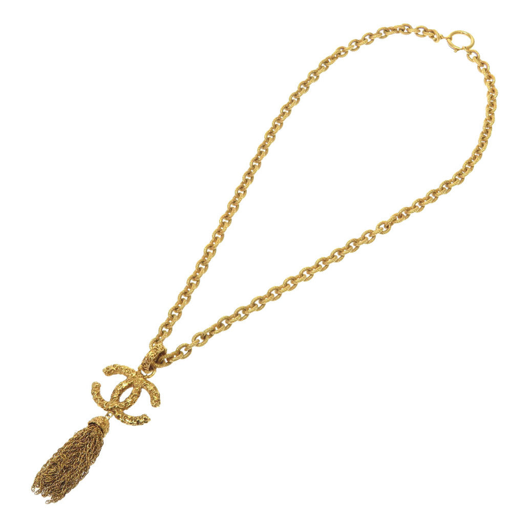 CHANEL Necklace metal gold COCO Mark Lava   unisex(Unisex)