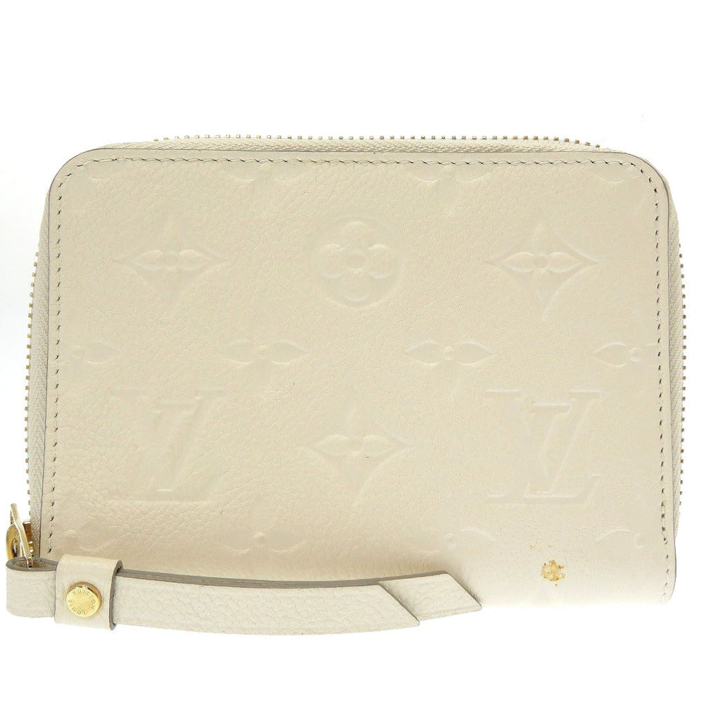 LOUIS VUITTON Bifold Wallet M93432 Monogram Ann Platt Neige Zip Around Monogram Unplant Portefeuille Skret Compact Women(Unisex)  d