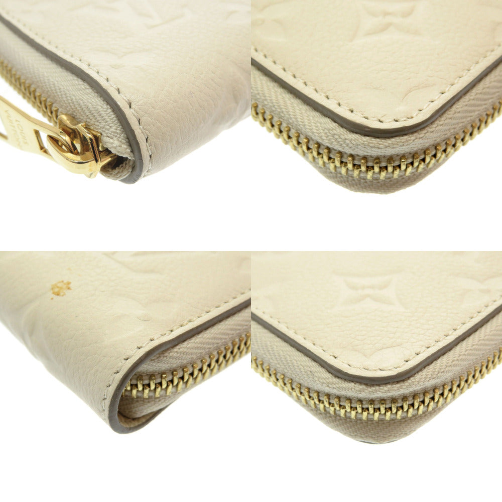 LOUIS VUITTON Bifold Wallet M93432 Monogram Ann Platt Neige Zip Around Monogram Unplant Portefeuille Skret Compact Women(Unisex)  d