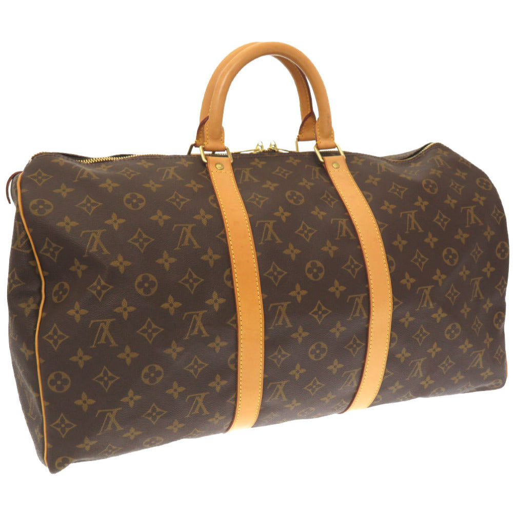 LOUIS VUITTON Boston Duffel bag M41426 Monogram canvas Brown Monogram Keepall 50 mens(Unisex)  d