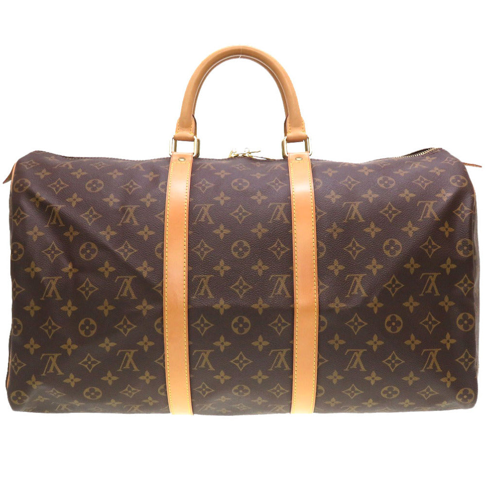 LOUIS VUITTON Boston Duffel bag M41426 Monogram canvas Brown Monogram Keepall 50 mens(Unisex)  d
