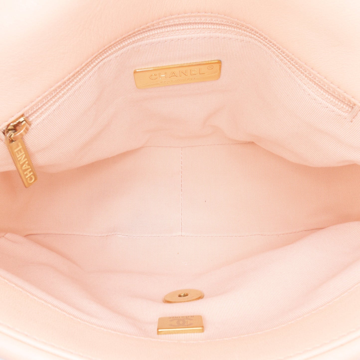 Pink Chanel Medium Lambskin 19 Flap Satchel