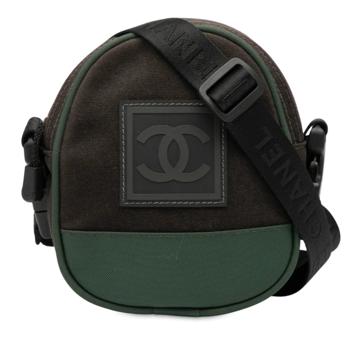 Brown Chanel Sport Line CC Nylon Crossbody