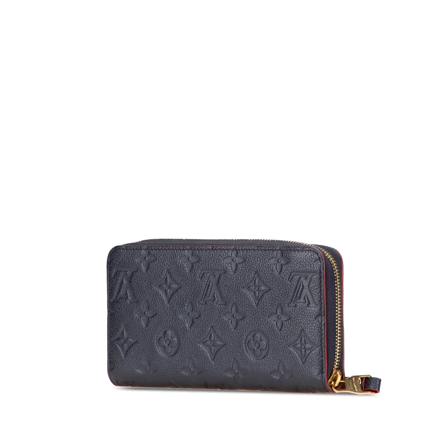 Blue Louis Vuitton Monogram Empreinte Zippy Long Wallet