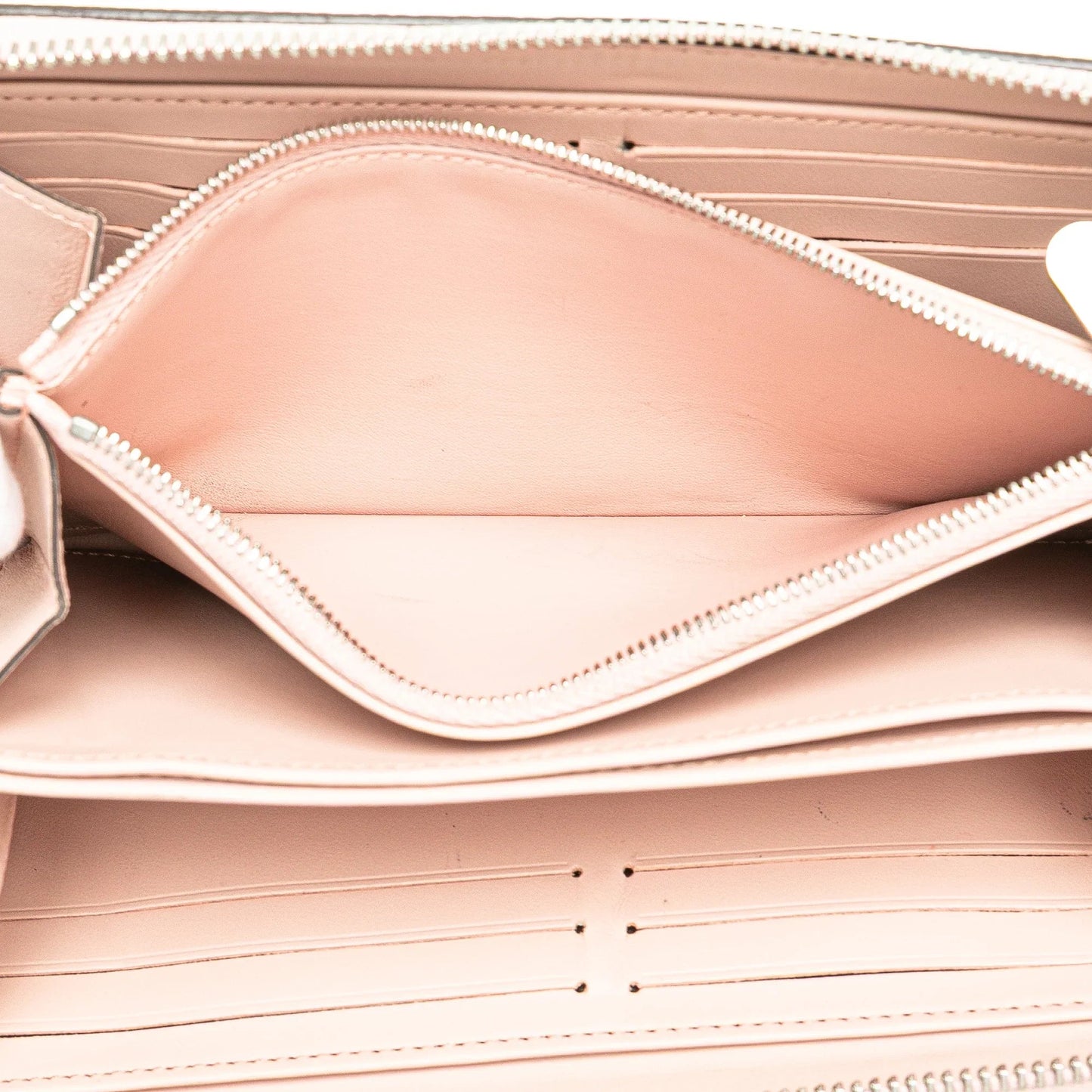 Pink Louis Vuitton Monogram Mahina Zippy Wallet