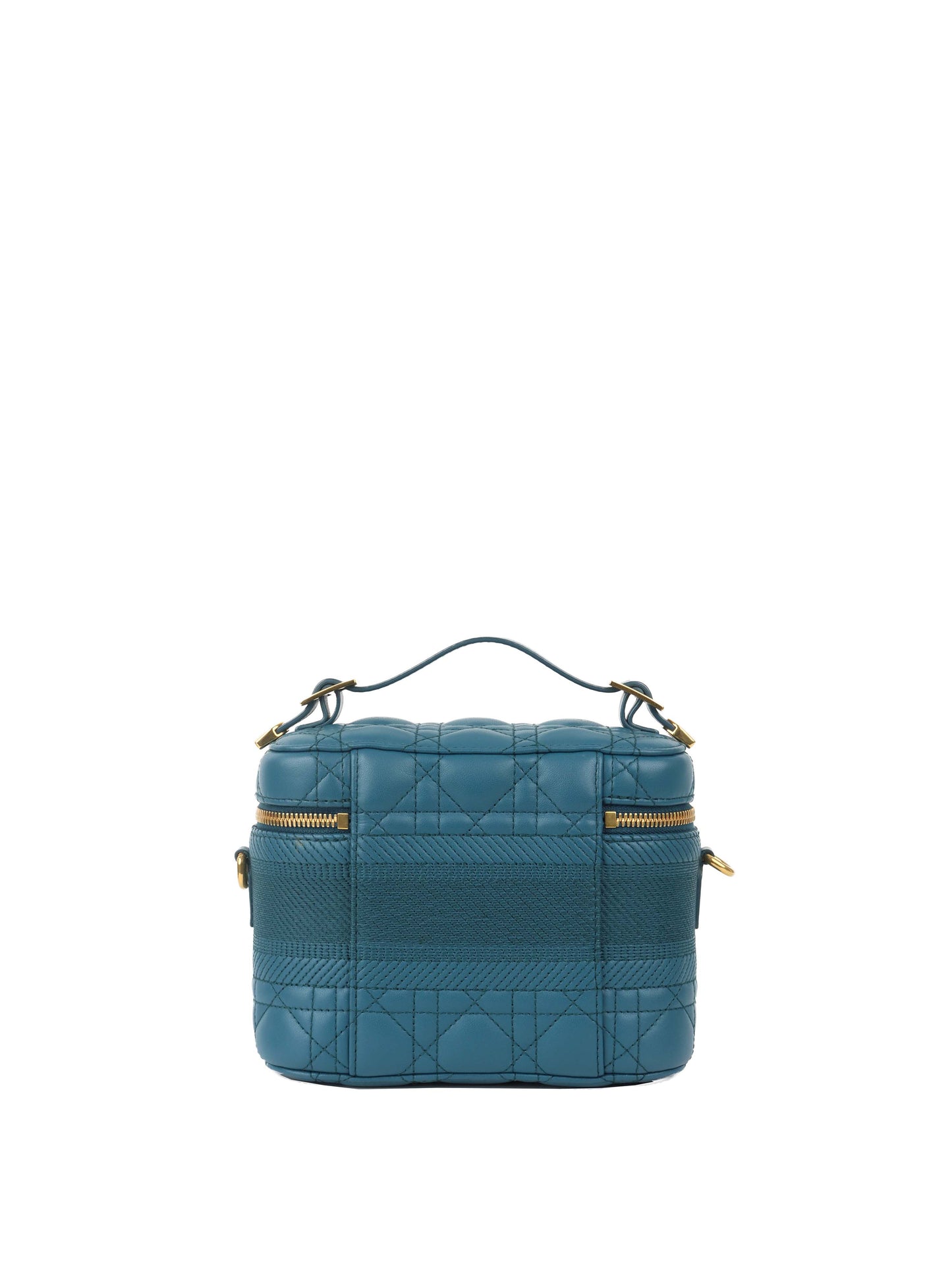Dior Deep Blue Travel Vanity Case with Shoulder Strap.