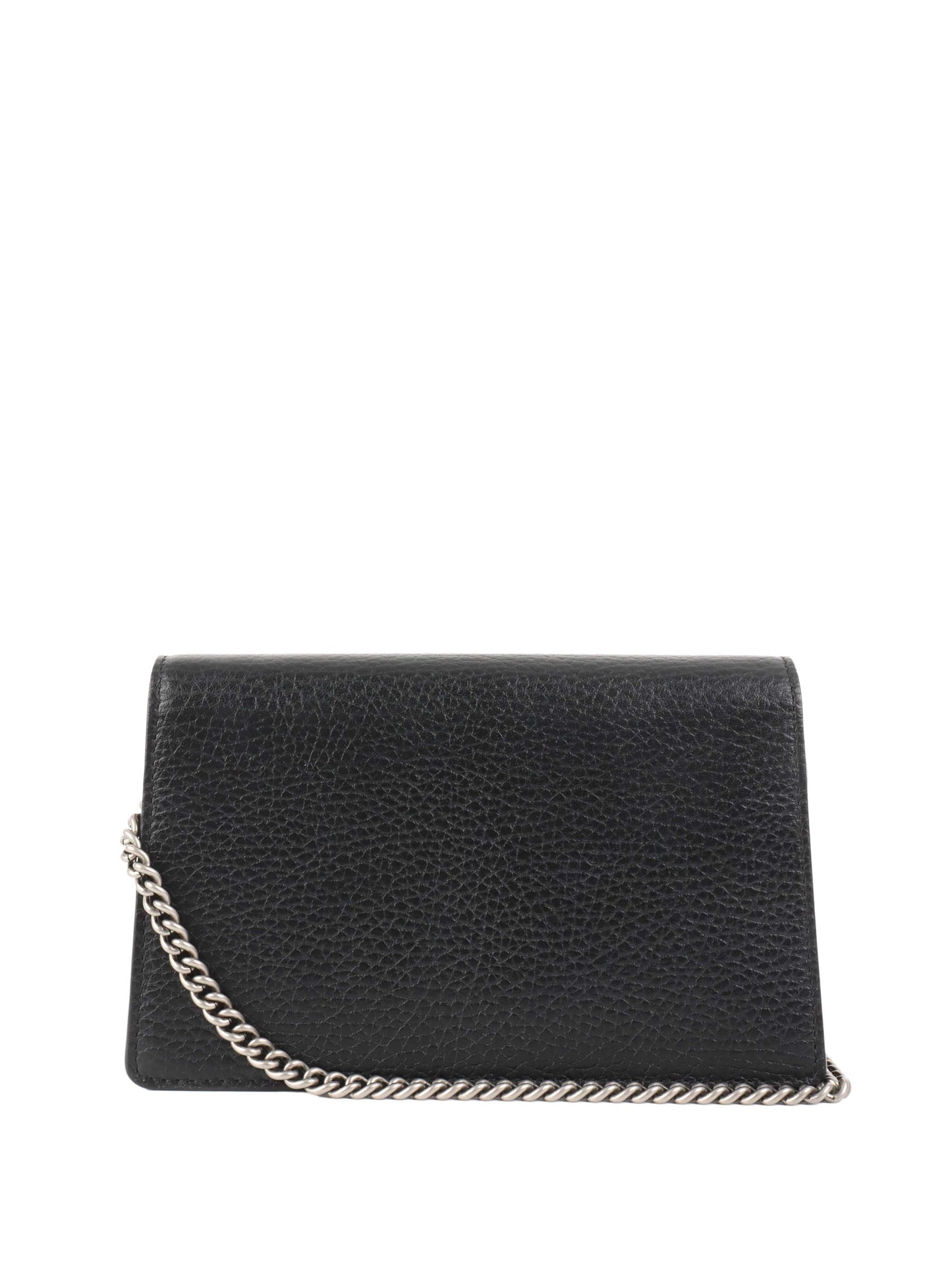Gucci Black Super Mini Dionysus Bag.