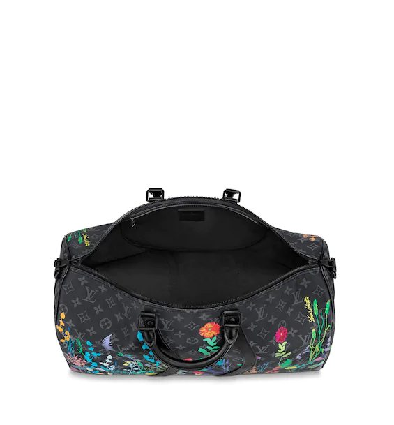 Louis Vuitton Keepall Bandouliere 50 Monogram Eclipse Foliage