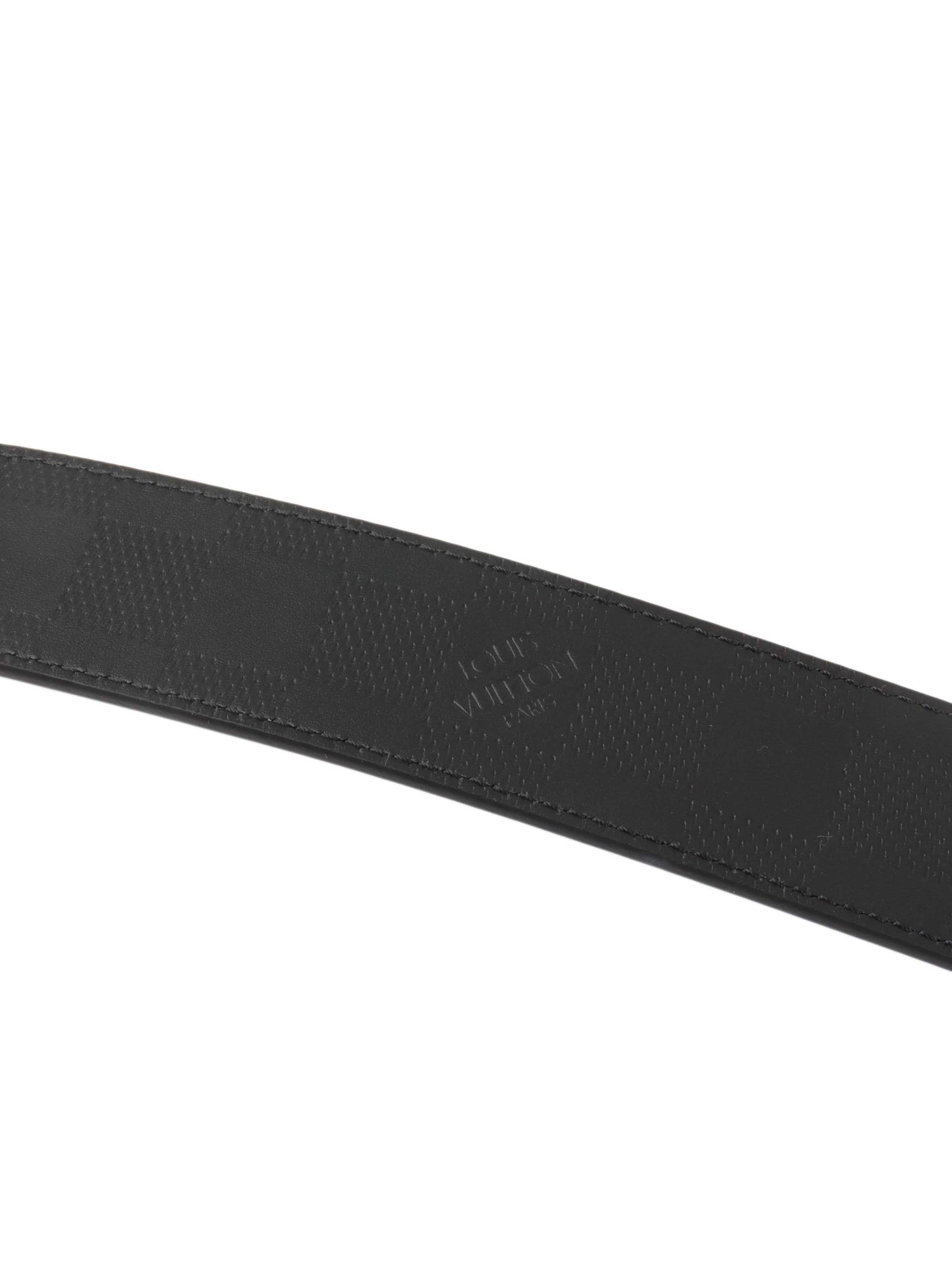 Louis Vuitton Black Leather Damier Infini Ceinture Boston Belt 95/38.