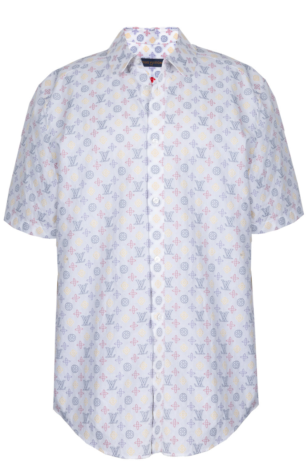 LOUIS VUITTON MNG Short Sleeve Shirt White