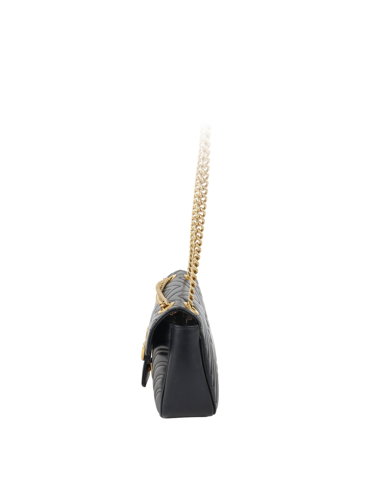 Gucci Black Medium Marmont Shoulder bag