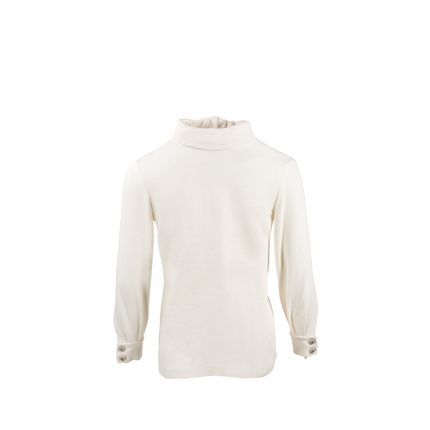 CHANEL Size 34 22C Runway Silk Crepe Blo  White