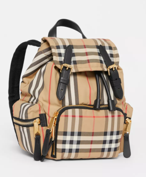 Burberry The Small Rucksack in   Checkers