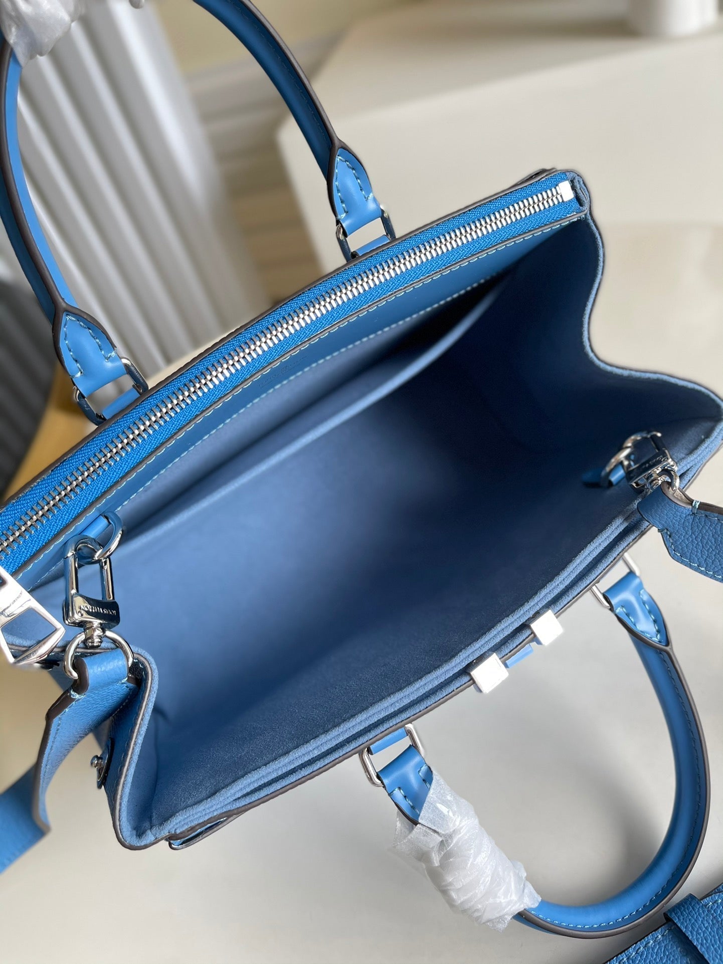 Top Quality Grenelle Tote PM Epi Blue For Women, Womens Handbags, Shoulder And Crossbody Bags 10.6in/27cm Top Quality