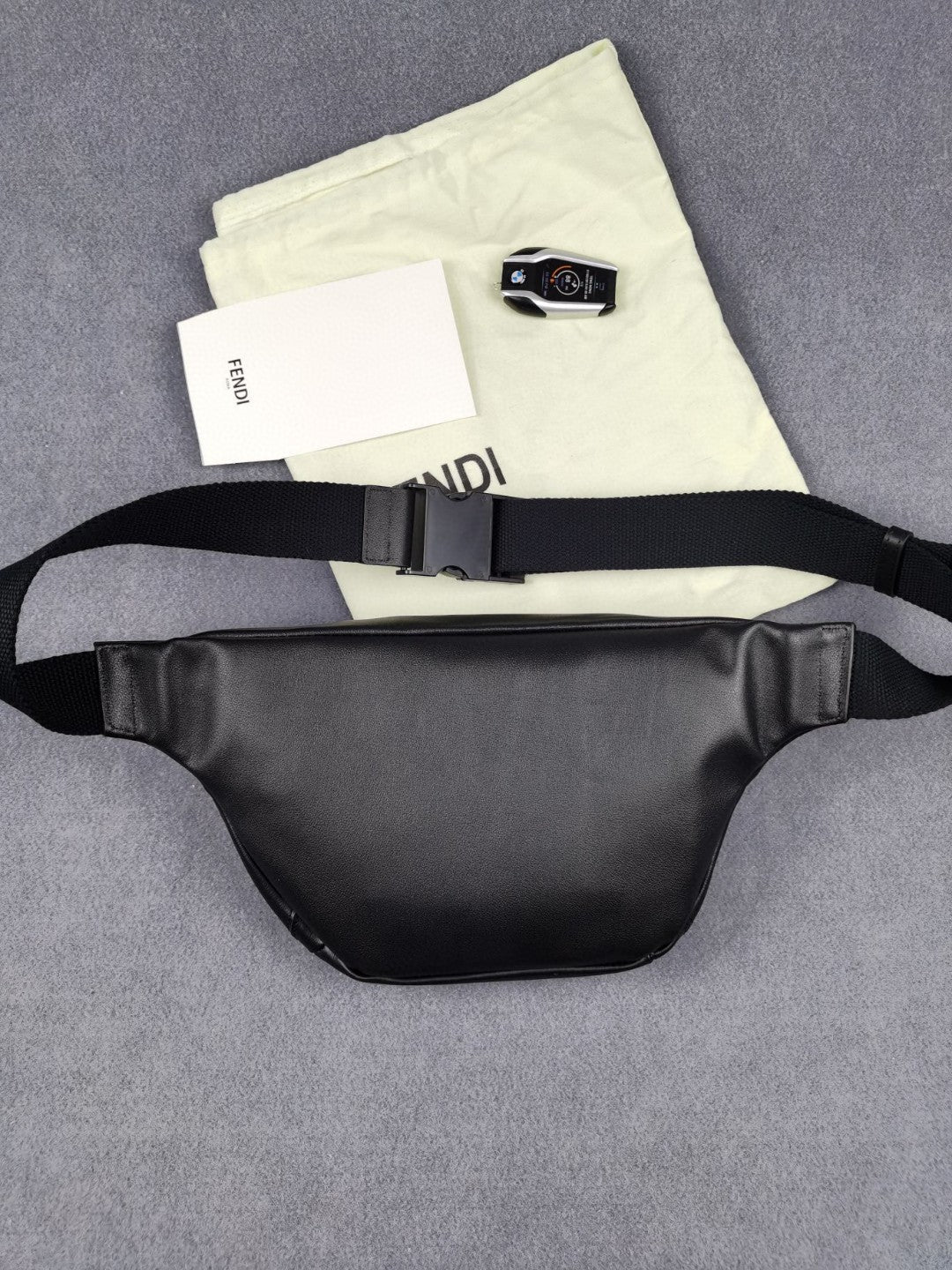 Top QualityTop Quality Little Monster Belt Bag Black For Men, Men’s Bags 7.9in/20cm FF