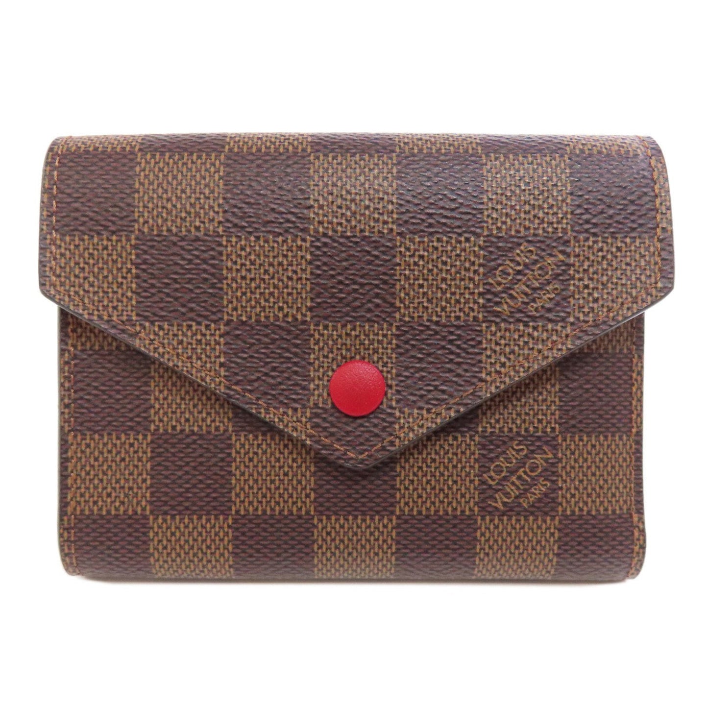 Louis Vuitton Damier Canvas Ebene Damier Canvas Wallet (Bi-Fold)