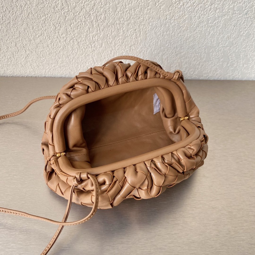 Top Quality Mini Pouch Caramel, For Women, Bags 8.6in/22cm 585852VCPP19850