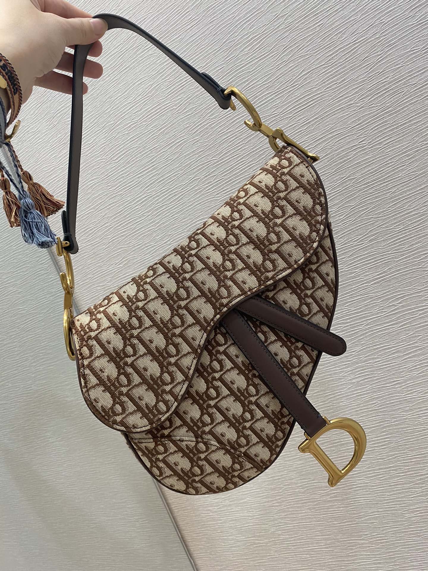 Top Quality Saddle Bag Brown For Women 10in/26cm CD