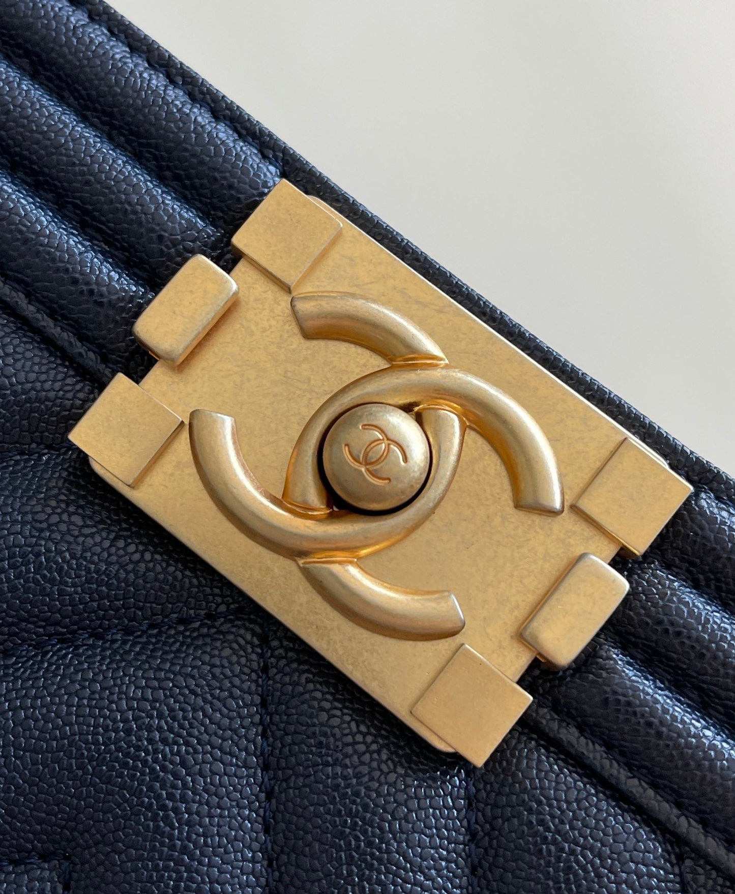 CHLMeTop Qualityum Boy Handbag Dark Blue For Women 9.8in/25cm A67086