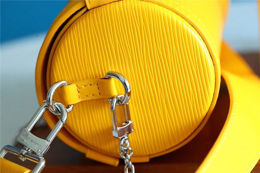 Top Quality Papillon Trunk Epi Yellow For Women, Womens Bags, Shoulder And Crossbody Bags 7.5in/19cm Top Quality 