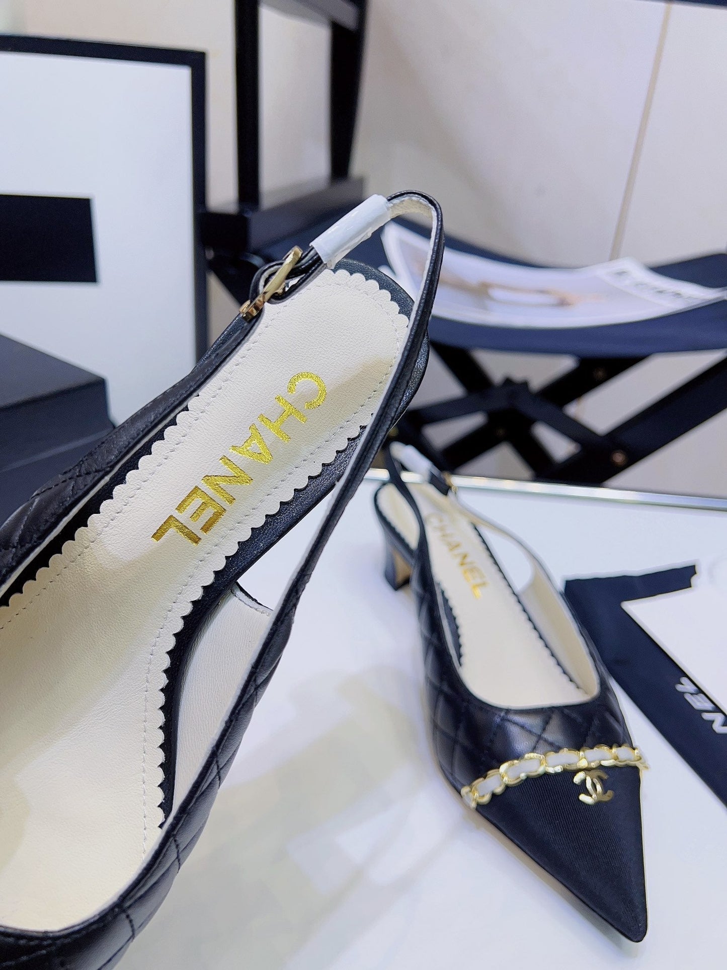 New 1:1 rep CHL High Heel Shoes 019