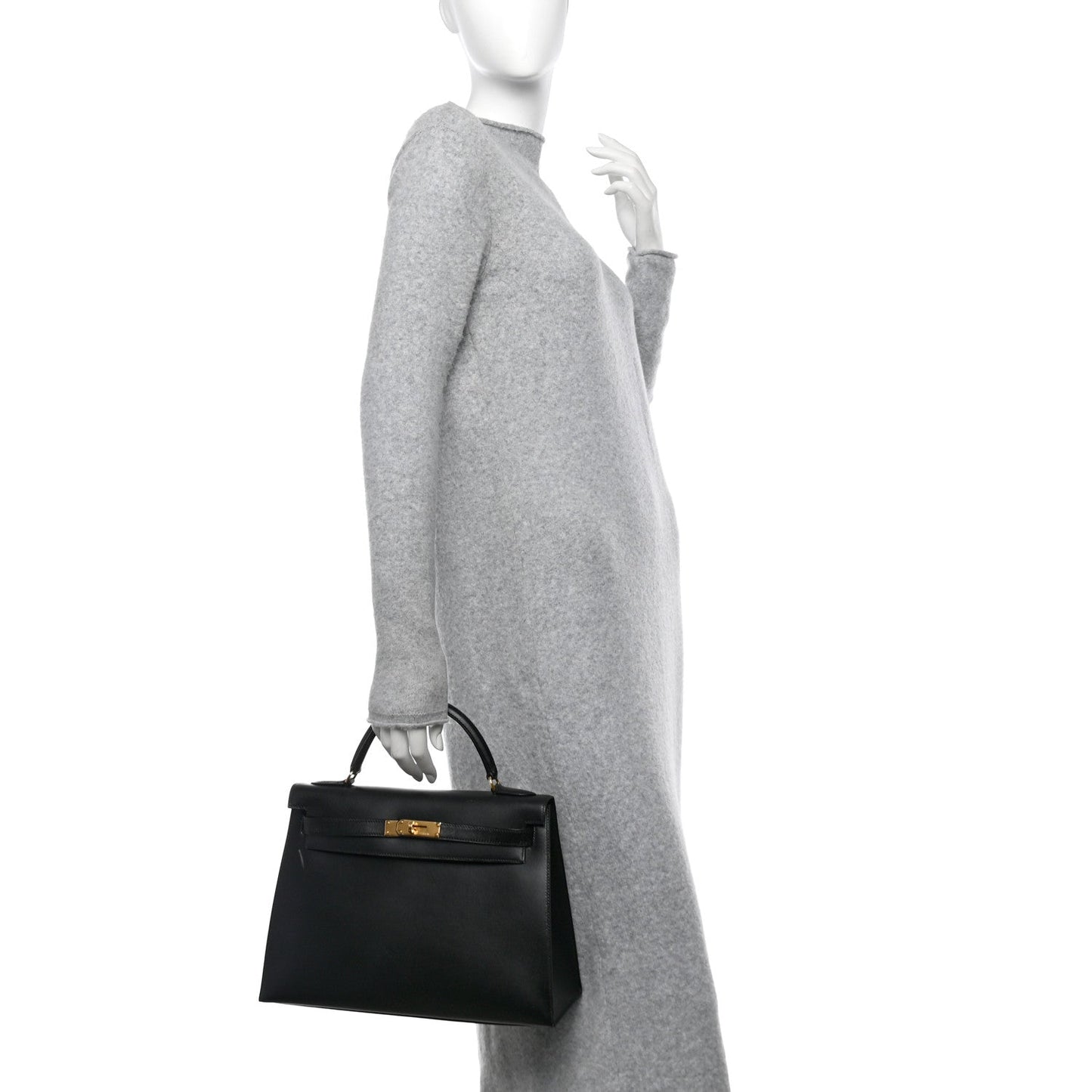 Hermes Box Kelly Sellier 32 Black