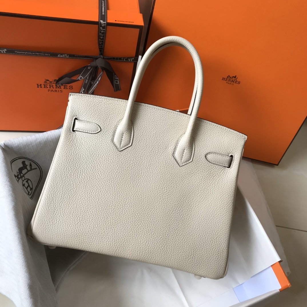 Top Quality Birkin Cream With Gold Hardware Bag For Women, Handbags, Shoulder Bags 30cm/12in