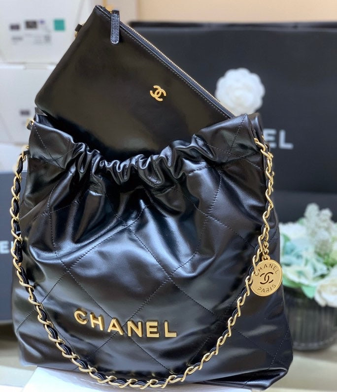 CHL 22 Handbag Black For Women 14in/37cm AS3261 B08037 94305