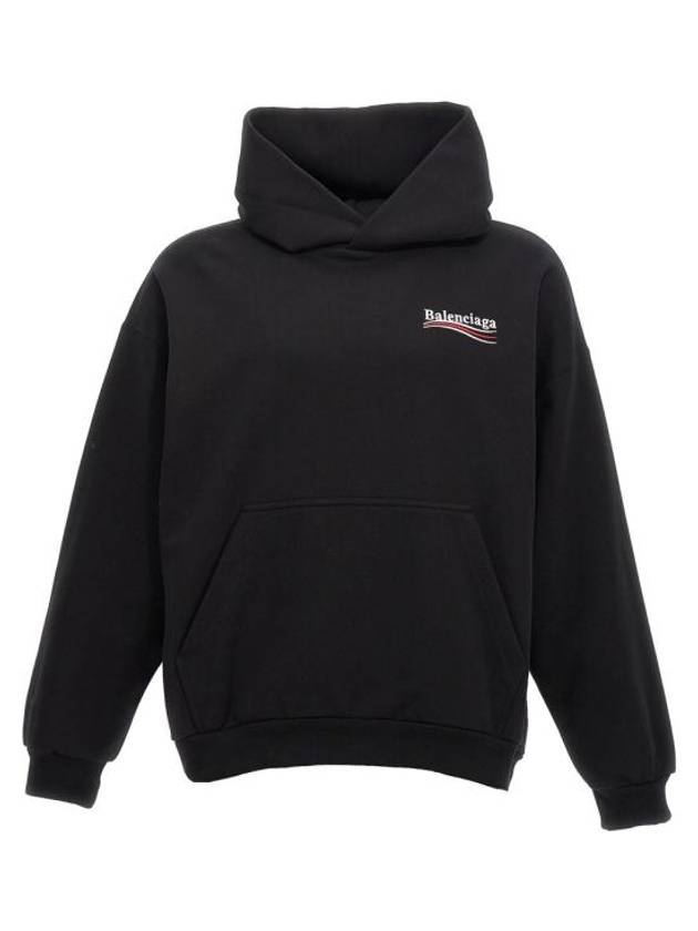 Luxury Balenciaga Trending 2025 Political Campaign Hoodie Black